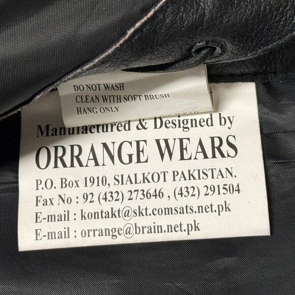 Himalaya Motorbike Wear Black Genuine Leather Vest Size 42 Side Lace Snap Close - Picture 9 of 12